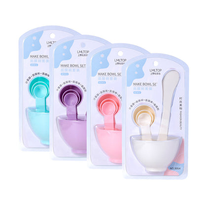 Lamela Mask Brush Large Silicone DIY Six-Piece Set Mask Bowl Mask Stick Plastic Mask Bowl Set for Mixing Masks - image 5