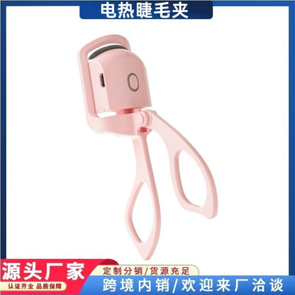 Electric Eyelash Curler Portable Small Heated Electric Curler Vintage Rechargeable Hot Perm Curling Tool Eyelash Curler - image 1