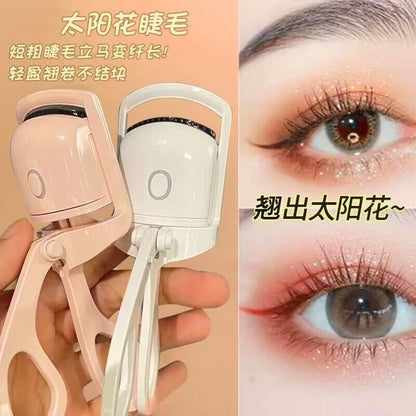 Electric Eyelash Curler Portable Small Heated Electric Curler Vintage Rechargeable Hot Perm Curling Tool Eyelash Curler - image 4
