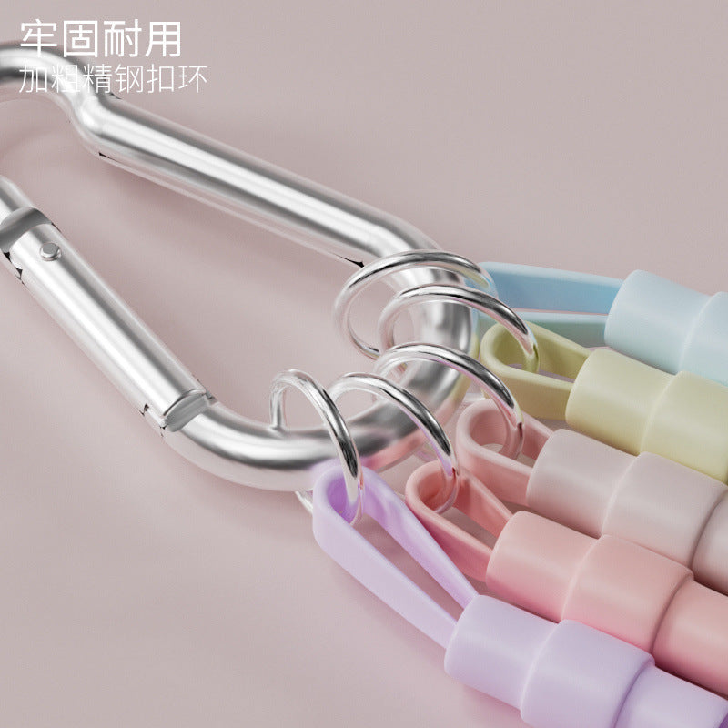 Home Fitness Body Shaping Yoga Multi-Functional Tension Rope Shoulder Opening and Back Beauty Elastic Band Tensioner Fitness Training Home - image 4