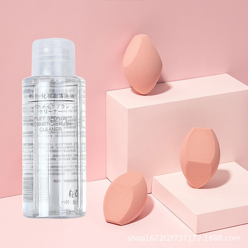 Special Cleanser for Makeup Tools, Powder Puff Cleaner, Makeup Brush Cleaning Liquid, Beauty Egg Cleaner 80ml - image 4