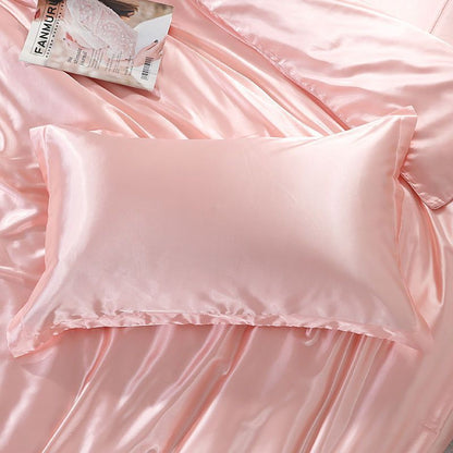 Big Sale Double-Sided Silk Pillowcases, Mulberry Silk Satin Pillowcases, One Pair, Single Beauty Cooling Pillow, Factory Direct Sale - image 2