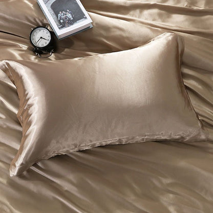 Big Sale Double-Sided Silk Pillowcases, Mulberry Silk Satin Pillowcases, One Pair, Single Beauty Cooling Pillow, Factory Direct Sale - image 3