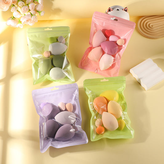 Beauty Egg Combination, No Powder Egg, Wet and Dry Makeup Cotton, Makeup Tool, Sponge, Powder Puff, Makeup Egg - image 1