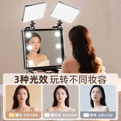 Makeup Artist's Special Fill Light Makeup Box Portable Lighting Clip Light and Makeup Light Desktop Soft Light Makeup - image 4
