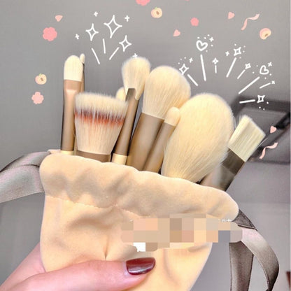 13-Piece Makeup Brush Set, Loose Powder Brush, Blush Brush, Eye Shadow Brush, Affordable Portable Soft-Bristled Travel Makeup Brush for Beginners - image 3
