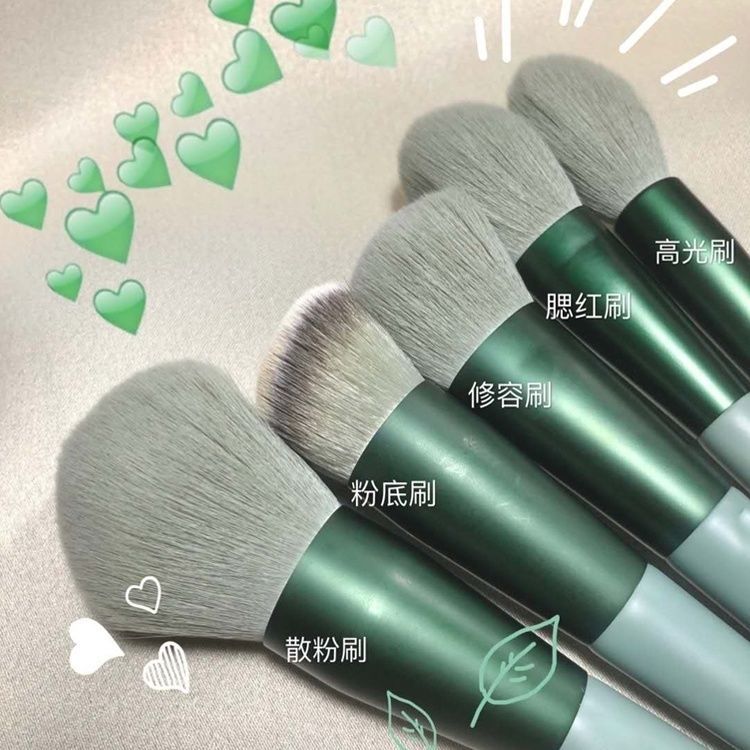 13-Piece Makeup Brush Set, Loose Powder Brush, Blush Brush, Eye Shadow Brush, Affordable Portable Soft-Bristled Travel Makeup Brush for Beginners - image 4