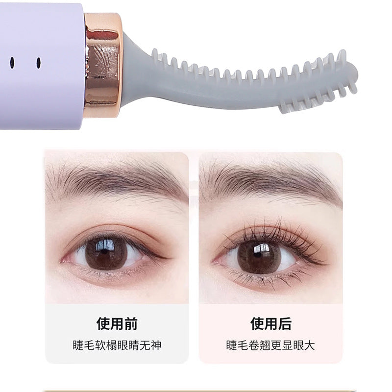 Cross-Border Electric Eyelash Curler, Electric Eyebrow Trimmer, Portable Eyelash Curler, Eyebrow Trimmer, Two-In-One Factory - image 5