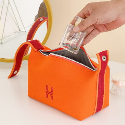 Casual and Personalized Satchel Cosmetic Bag Waterproof and Dustproof Satchel Cosmetics Bag Ins Style Large Capacity Multifunctional Toiletry Bag - image 1