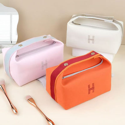 Casual and Personalized Satchel Cosmetic Bag Waterproof and Dustproof Satchel Cosmetics Bag Ins Style Large Capacity Multifunctional Toiletry Bag - image 4