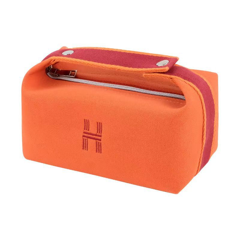 Casual and Personalized Satchel Cosmetic Bag Waterproof and Dustproof Satchel Cosmetics Bag Ins Style Large Capacity Multifunctional Toiletry Bag - image 5
