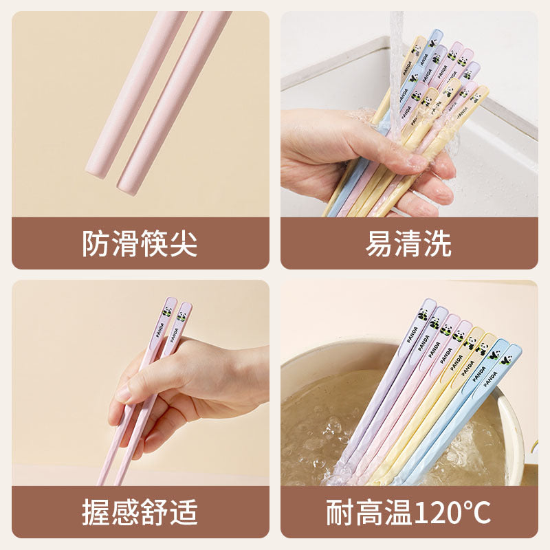 Alloy Chopsticks, Cute Kidsren's Nail Chopsticks, Cartoon Chopsticks, Kindergarten Learning Special Household Baby Chopsticks - image 4