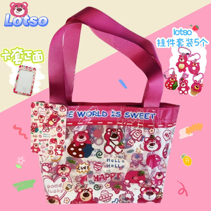 Cartoon Children's Fun Everyday Versatile Handbag Tote Bag Portable Makeup Bag Large Capacity Souvenir Storage Bag Waterproof - image 1