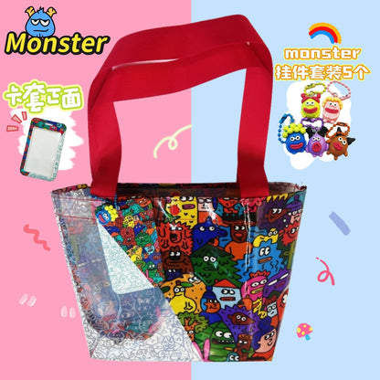 Cartoon Children's Fun Everyday Versatile Handbag Tote Bag Portable Makeup Bag Large Capacity Souvenir Storage Bag Waterproof - image 2