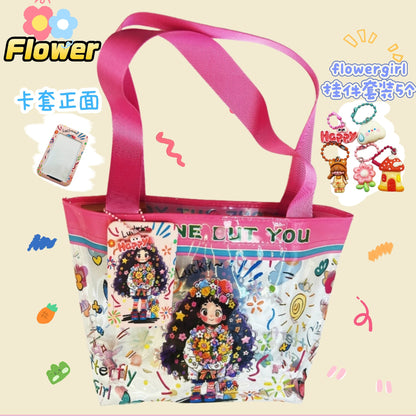 Cartoon Children's Fun Everyday Versatile Handbag Tote Bag Portable Makeup Bag Large Capacity Souvenir Storage Bag Waterproof - image 3