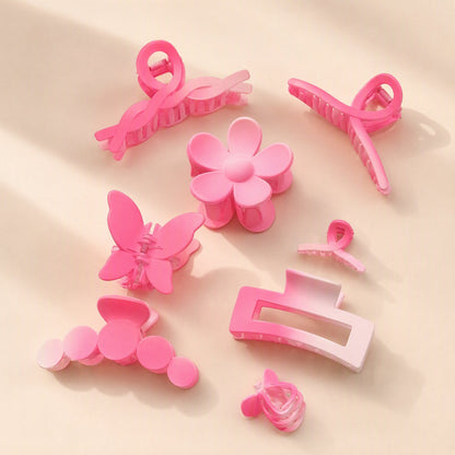 Tressclip plastic hair clip set with handmade gripper hairpins