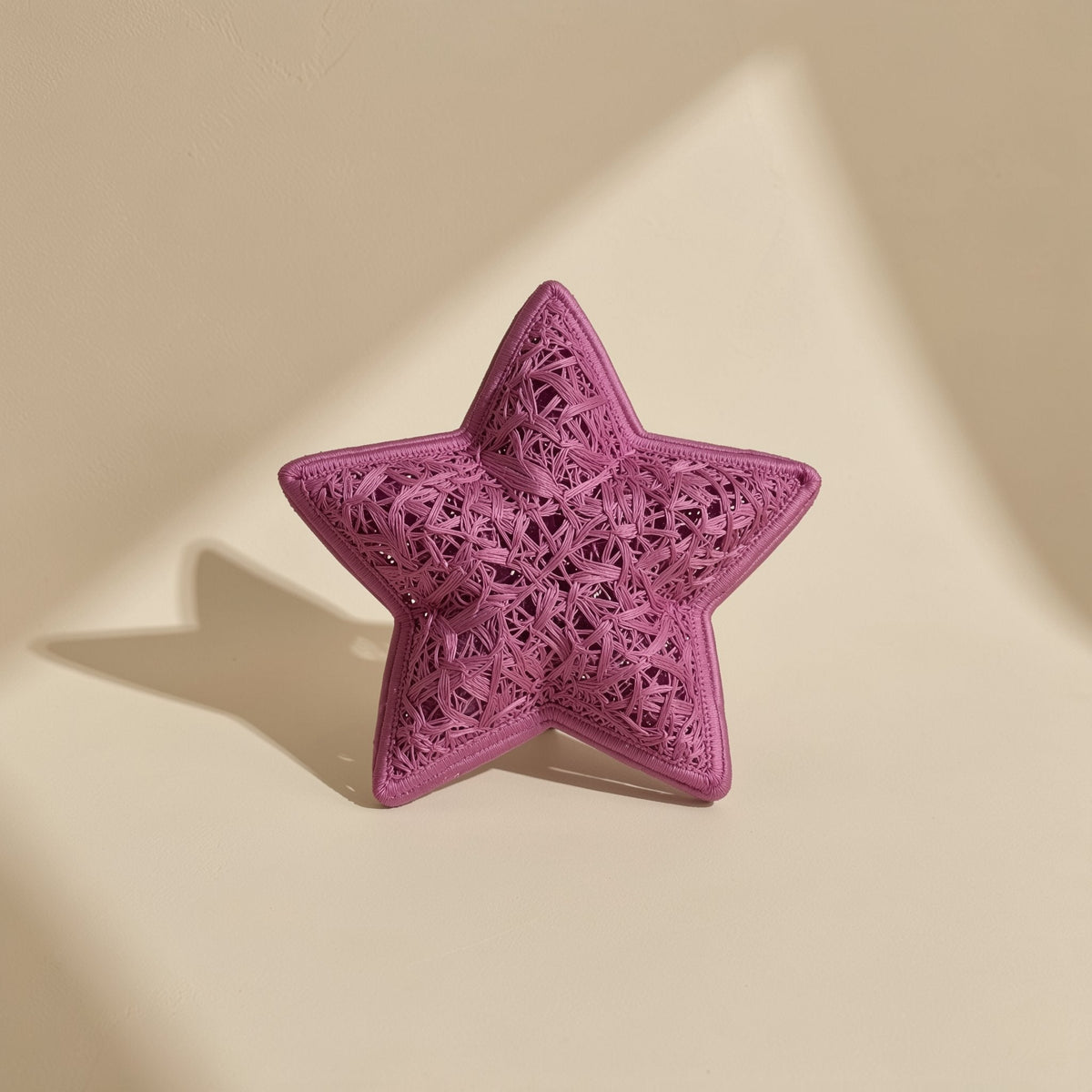 Metal hair clip with a five-pointed star shape - view 3