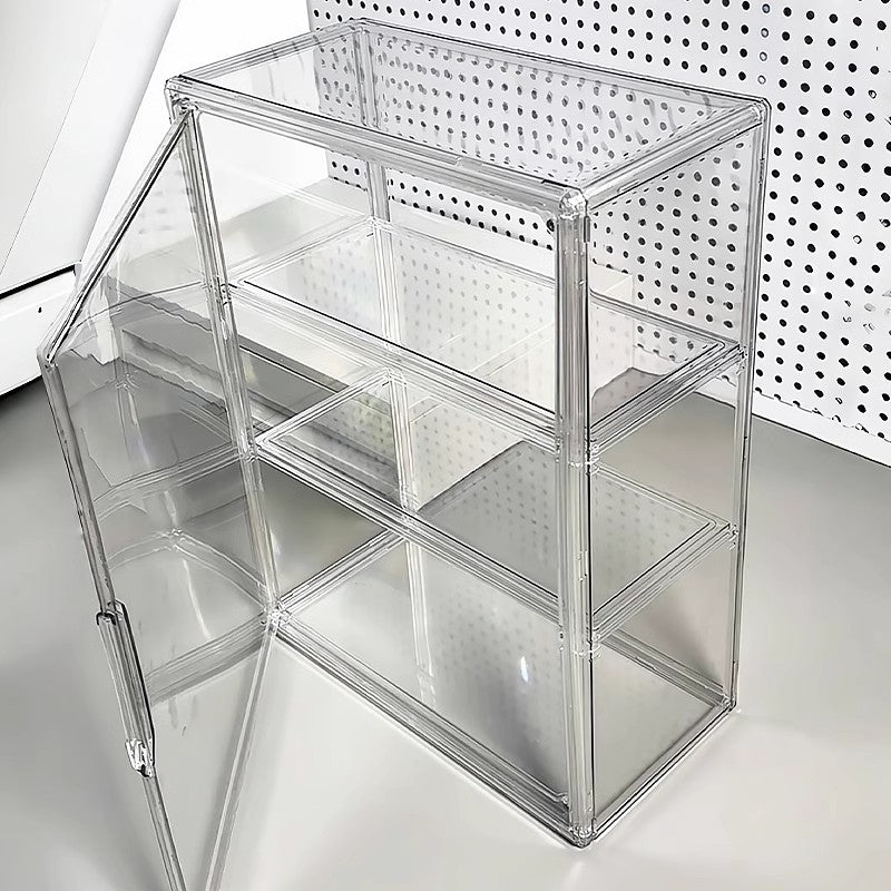 Transparent Hand-Made Blind Box Display Cabinet, Cosmetic Storage Box, Acrylic Storage Rack, Wall-Mounted Display Rack - image 1