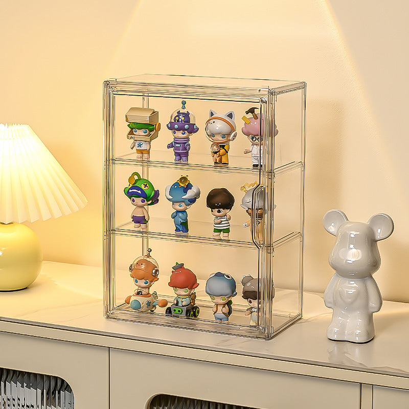 Transparent Hand-Made Blind Box Display Cabinet, Cosmetic Storage Box, Acrylic Storage Rack, Wall-Mounted Display Rack - image 3