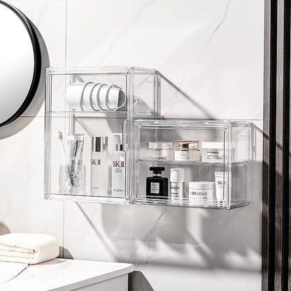 Transparent Hand-Made Blind Box Display Cabinet, Cosmetic Storage Box, Acrylic Storage Rack, Wall-Mounted Display Rack - image 4