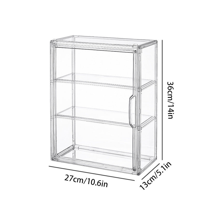 Transparent Hand-Made Blind Box Display Cabinet, Cosmetic Storage Box, Acrylic Storage Rack, Wall-Mounted Display Rack - image 5