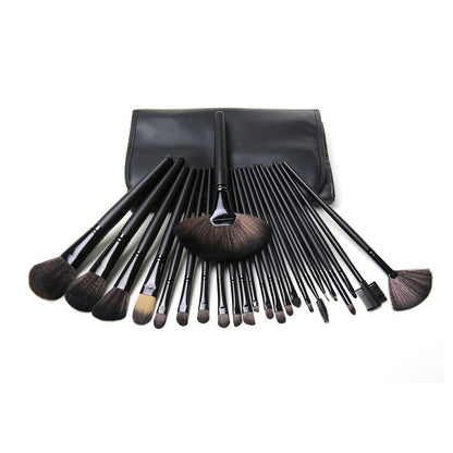 24 Black Makeup Brushes Set Makeup Artist Full Set of Eye Shadow Brushes Loose Powder Brush Beauty Tools Makeup Brushes - image 2
