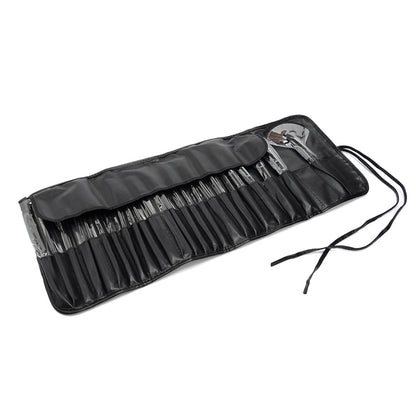 24 Black Makeup Brushes Set Makeup Artist Full Set of Eye Shadow Brushes Loose Powder Brush Beauty Tools Makeup Brushes - image 3