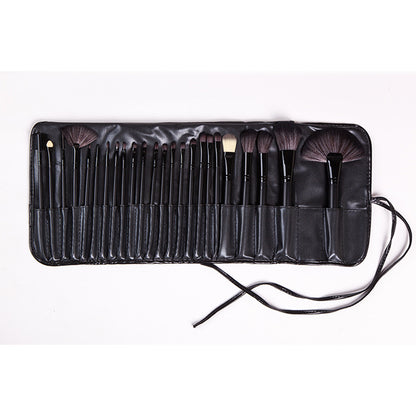 24 Black Makeup Brushes Set Makeup Artist Full Set of Eye Shadow Brushes Loose Powder Brush Beauty Tools Makeup Brushes - image 5