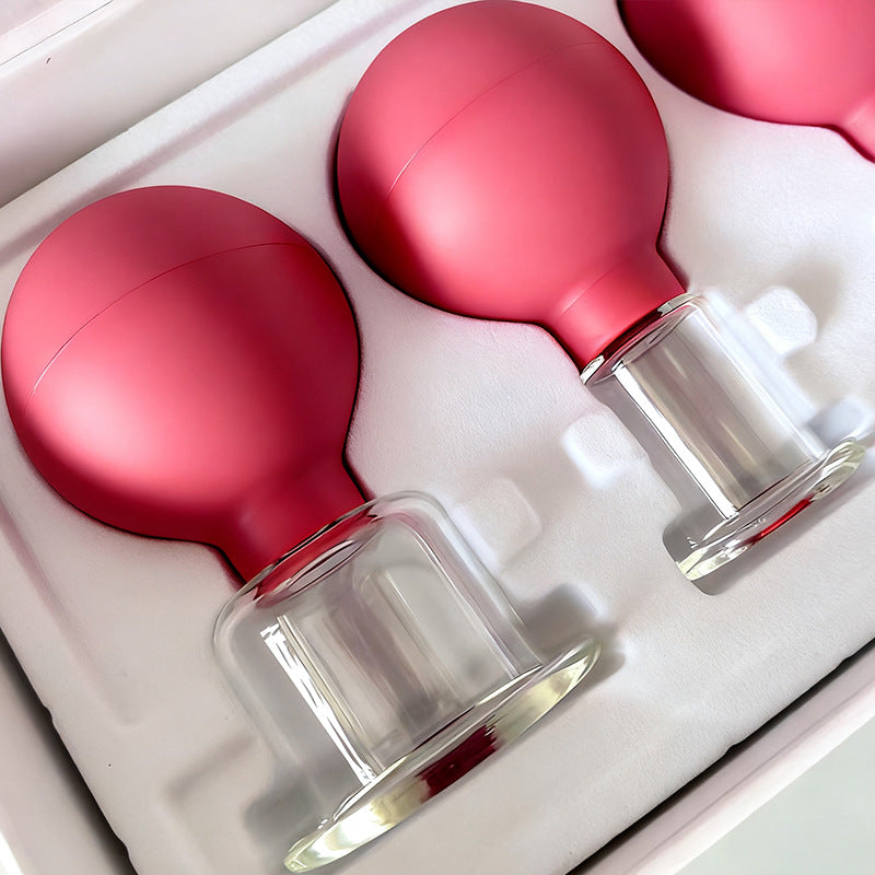Silicone Ball Glass Cupping Cups, Facial Beauty Cupping Device, Vacuum Negative Pressure Suction Cupping Cups for Beauty Salons, Removable and Washable - image 3