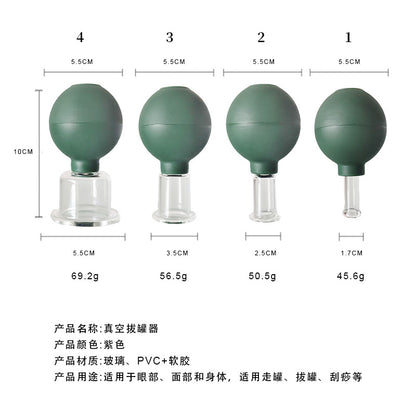 Household Vacuum Silicone Facial Beauty Jar, Facial Lifting Cup, Special Cupping Tool for Skin Care - image 4