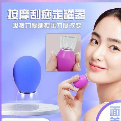 Facial cupping device for lifting and tightening the face, beauty cupping massage, meridian unblocking, silicone vacuum cup for gua sha - image 3