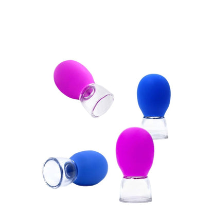 Facial cupping device for lifting and tightening the face, beauty cupping massage, meridian unblocking, silicone vacuum cup for gua sha - image 5