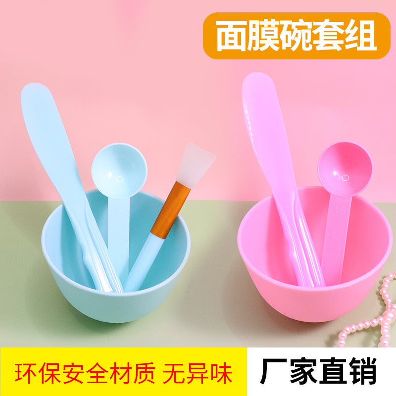 Mask Bowl Brush Set Imitation Silicone Bowl Spa Skin Filling Mixing Soft Mask Bowl Spoon Beauty Salon Beauty Tools - image 1