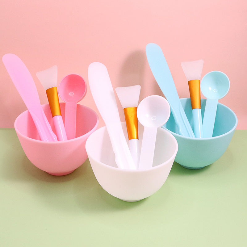 Mask Bowl Brush Set Imitation Silicone Bowl Spa Skin Filling Mixing Soft Mask Bowl Spoon Beauty Salon Beauty Tools - image 2