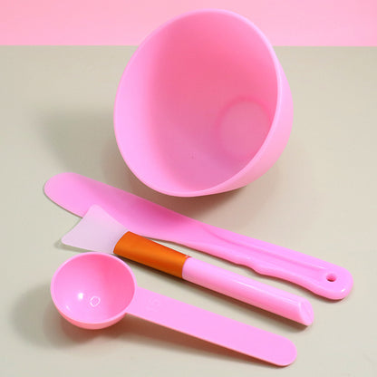 Mask Bowl Brush Set Imitation Silicone Bowl Spa Skin Filling Mixing Soft Mask Bowl Spoon Beauty Salon Beauty Tools - image 3