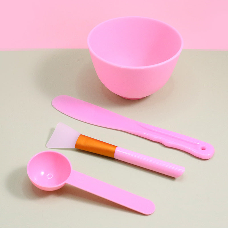 Mask Bowl Brush Set Imitation Silicone Bowl Spa Skin Filling Mixing Soft Mask Bowl Spoon Beauty Salon Beauty Tools - image 4