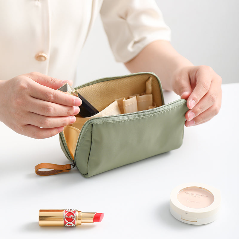 Cosmetic Bag Foldable Portable Women's Travel Makeup Pouch Hand-Held Lipstick Toiletry Storage Bag Small Coin Purse - image 3