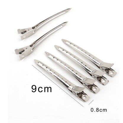 Makeup Duckbill Positioning Clip Korean Metal Traceless Hairpin Women's Side Clip Makeup Bangs Clip Facial Mask Face Wash Small - image 1