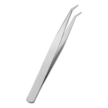 Factory Direct Supply False Eyelash Tweezers Auxiliary Short Mouth Eyebrow Clip Eyelash Assistant Beauty Tool Stainless Steel Tweezers - image 5