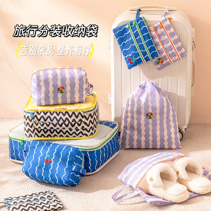 Toiletry Bag, Travel Supplies, Large-Capacity Storage Bag, Women's Waterproof Toiletry Bag, Portable Cosmetic Bag, Storage Document Bag - image 1