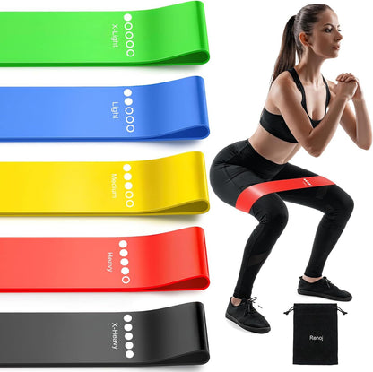 Yoga Resistance Loop Gradient Elastic Band for Glute Exercises, Arm Training Ring, Fitness Resistance Loop, Mini Hip Beauty Ring, Stretching Band - image 1