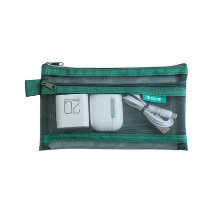 Mesh Zipper Storage Bag, Travel Portable Coin Bag, Data Cable, Earphones, Mobile Phone Accessories, Digital Bag, Cosmetic Bag - image 5
