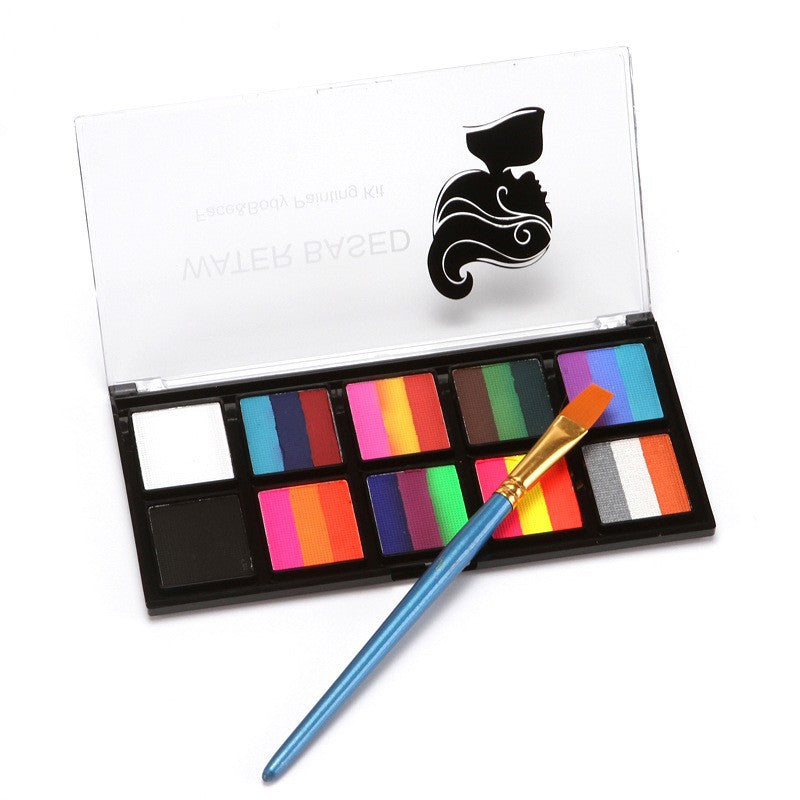 Halloween Painted 10-Color Theatrical Oil Paint Body Oil Paint Face Paint Water-Based Face Paint World Cup New Style - image 4
