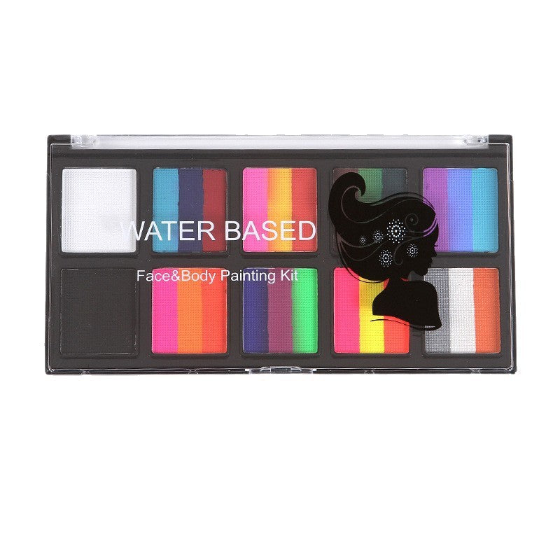 Halloween Painted 10-Color Theatrical Oil Paint Body Oil Paint Face Paint Water-Based Face Paint World Cup New Style - image 5