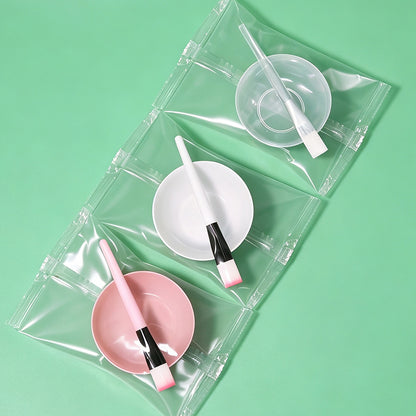 Beauty Bowl + Mask Brush, Mask Bowl, Makeup Brush Set, Mask Mixing Bowl, Homemade Spa Mask, Mud Mask Application Set - image 4