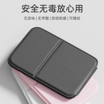 Portable High-Definition Folding Mini Makeup Mirror with Light Internet Celebrity Student Dormitory Cartoon Small Mirror - image 2