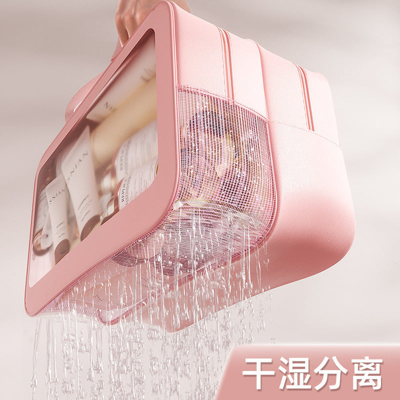 ♔ Wet and Dry Separation Toiletry Bag, Portable Large-Capacity Waterproof Swimming and Bathing Storage Bag, Business Trip, Portable Makeup - image 2