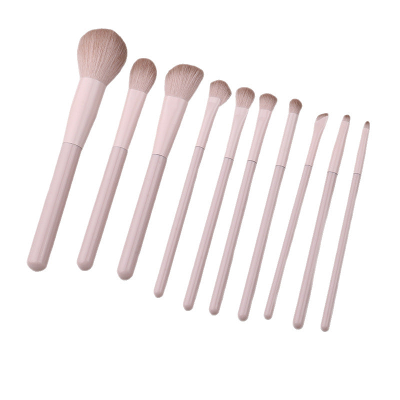 Pink Peach Makeup Brush Set, Eye Shadow, Blush, Contouring, Nose Shadow, Concealer, Complete Set of Novice Brushes for Beginners - image 5