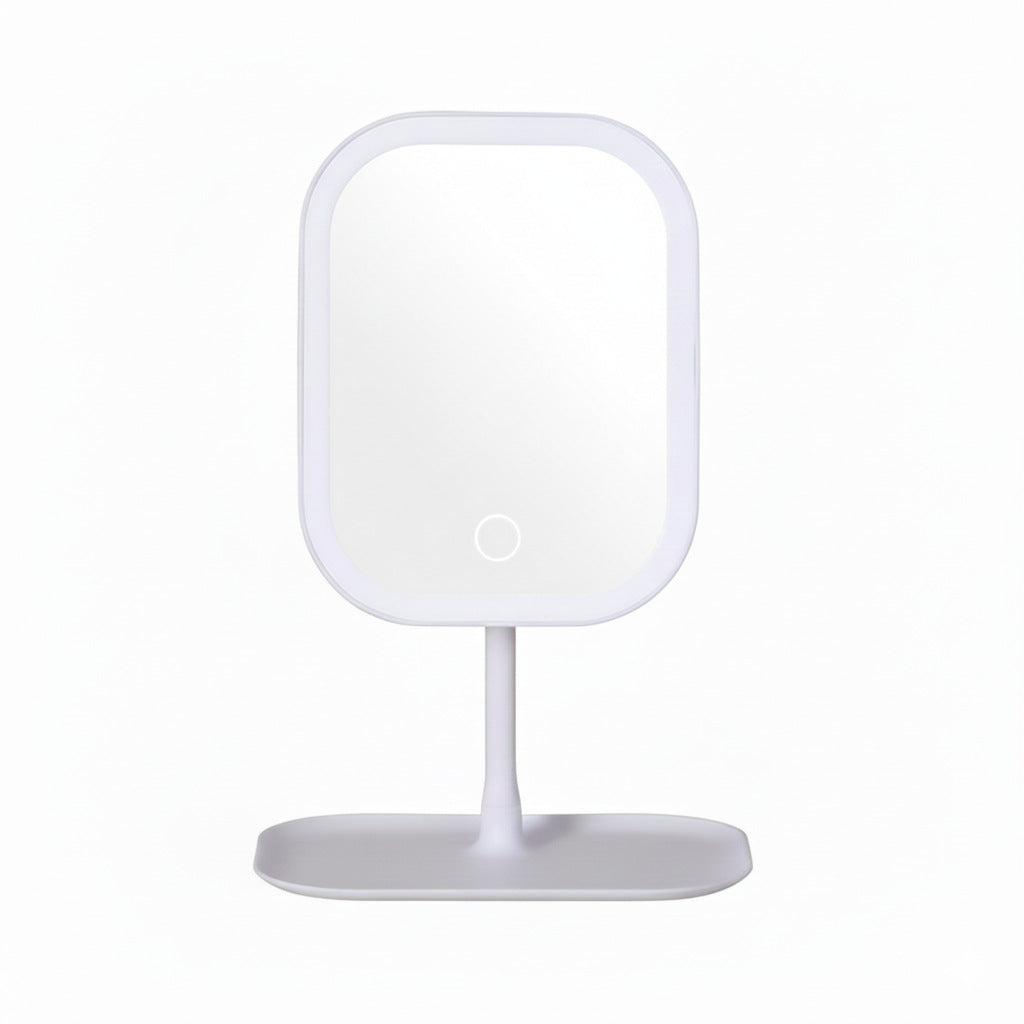 Cross-Border Led Smart Makeup Mirror with Light Girls Bedroom Dressing Table Dressing Mirror Student Dormitory Desktop Mirror - image 5