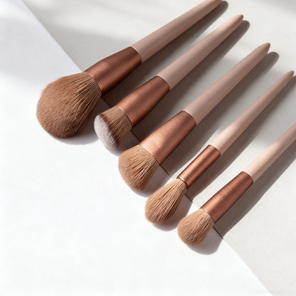 13-Piece Sijiqing Makeup Brush Set with Soft Bristles, Including Powder Brush, Eyeshadow Brush, Blush Brush, Highlighter Brush, Portable Full Set of Beauty Tools - image 2